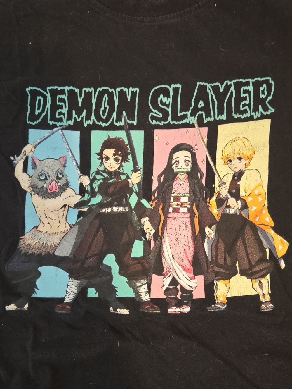 Demon Slayer Graphic Tee - Black - Picture 3 of 3